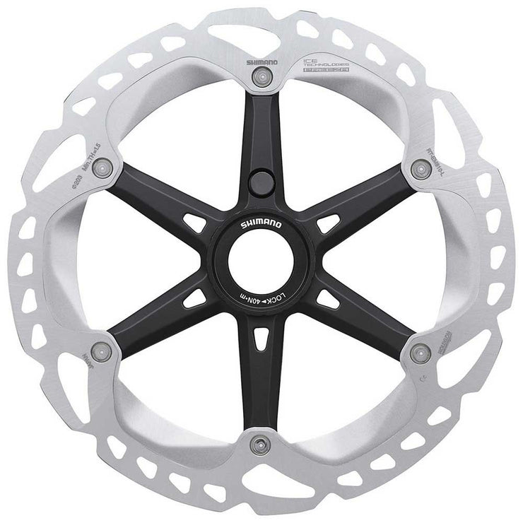 Shimano RT-EM810 Center Lock Disc Rotor 203mm, full view.