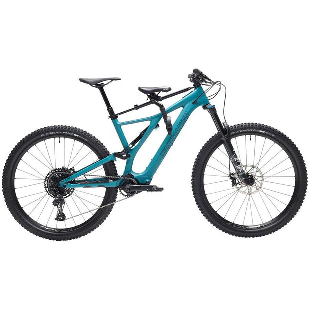Kids Ride Shotgun Pro Child Seat and Bar Combo, Side View on Bike