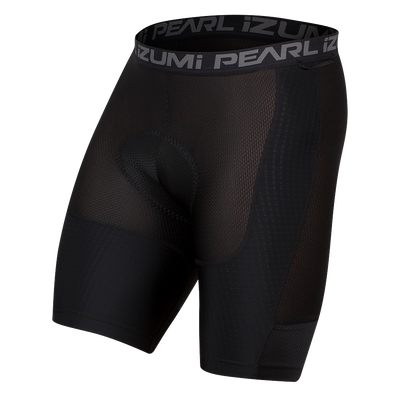  Pearl Izumi Men's Cargo Liner Shorts, front view.