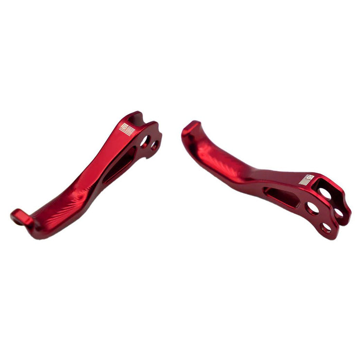 Freedom Coast SRAM Brake Levers 2 Piece Kit Red, Full View