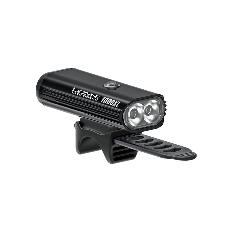 Lezyne Lite Drive 1000XL / Strip Pro Pair, Black, Headlight View