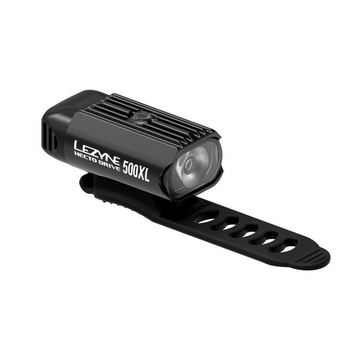 Lezyne Hecto Drive 500XL Headlight gloss black full view