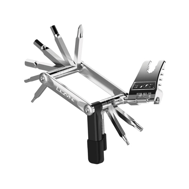 Lezyne SV PRO 10 Multi-Tool, Silver, Full View