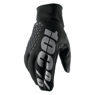 100% Hydromatic Brisker Glove in black top view