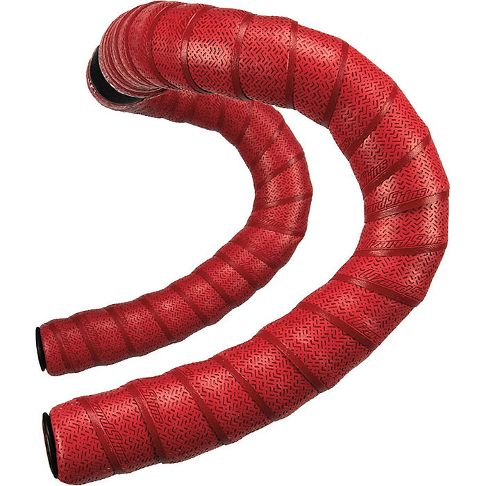 Lizard Skins DSP BAR Tape & Plugs V2 2.5mm Bar Tape Cycling Road Bike Grip, Crimson Red, Full View