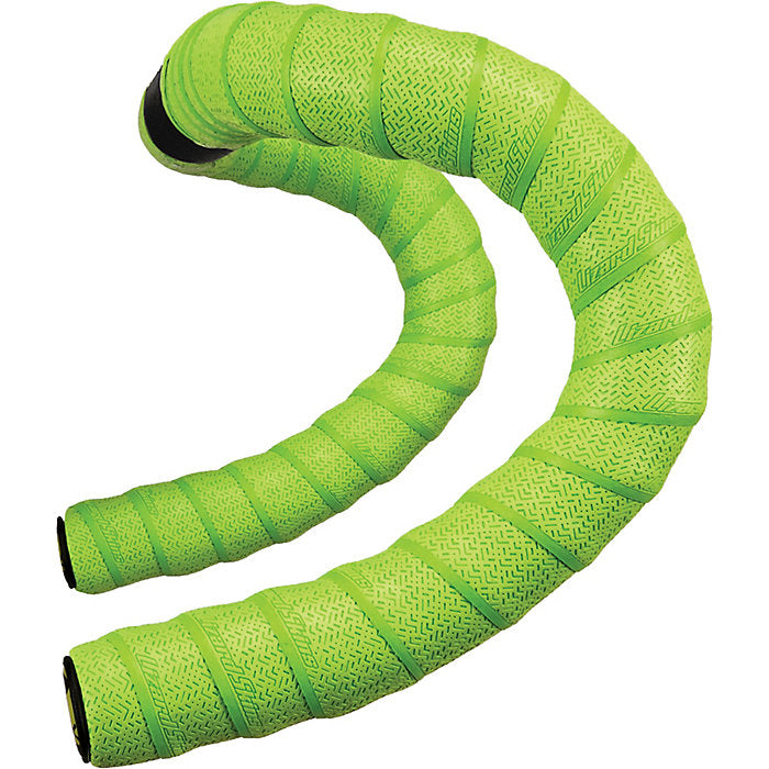 Lizard Skins DSP BAR Tape & Plugs V2 2.5mm Bar Tape Cycling Road Bike Grip, Hyper Green, Full View