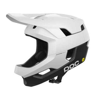 POC Otocon Race MIPS Helmet, Hydrogen White / Matte Uranium Black, Side View
