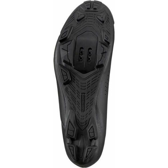 Shimano SH-XC300 Clipless Mountain Bike Shoe, Black, Bottom View