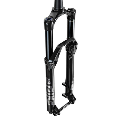 RockShox Pike Ultimate RC2 B4 150mm Mountain Bike Fork, black, full view.