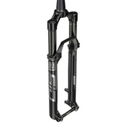 RockShox SID Ultimate C1 120mm Mountain Bike Fork, black, full view.