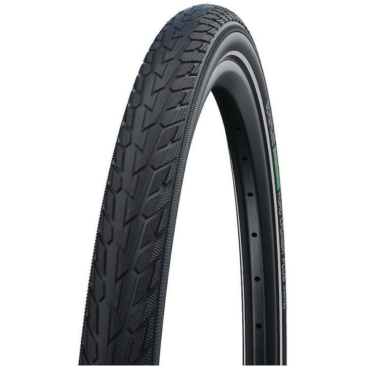 Schwalbe Road Cruiser Plus Tire - 700 x 35, Clincher, Wire, Black, PunctureGuard, TwinSkin, E25, Road Tire, Full View