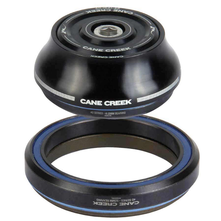Cane Creek 40 Series IS42 Tapered Headset, tall, full view.