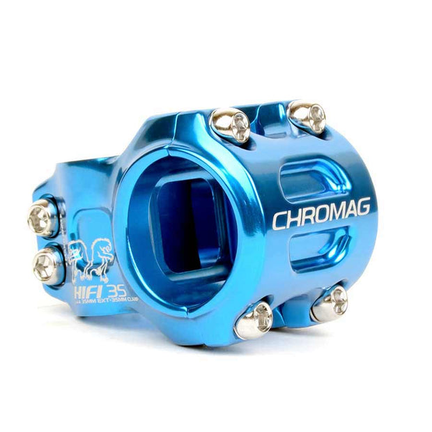 Chromag Hifi 35 Stem, blue, full view
