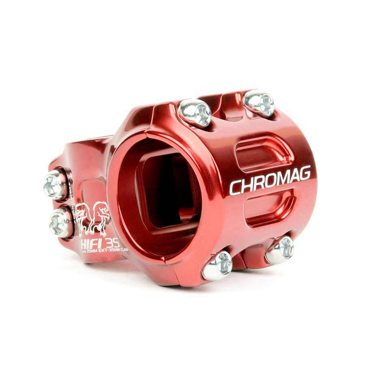 Chromag Hifi 35 Stem, red, full view