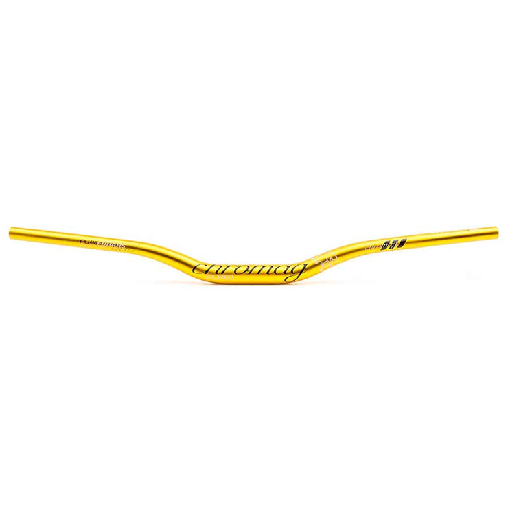 Chromag Fubars FU40 Handlebars, yellow, full view.