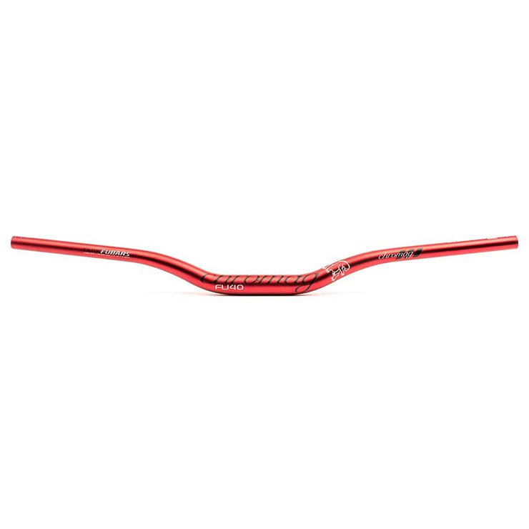 Chromag Fubars FU40 Handlebars, red, full view.