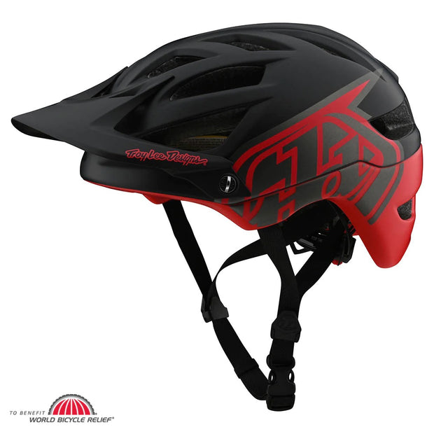 Troy Lee Designs A2 Decoy black/ red, full view