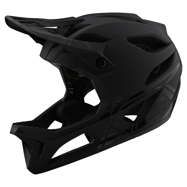 Troy Lee Designs Stage Helmet stealth full view