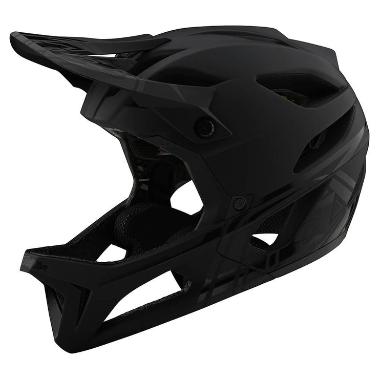 Troy Lee Designs Stage Helmet stealth full view