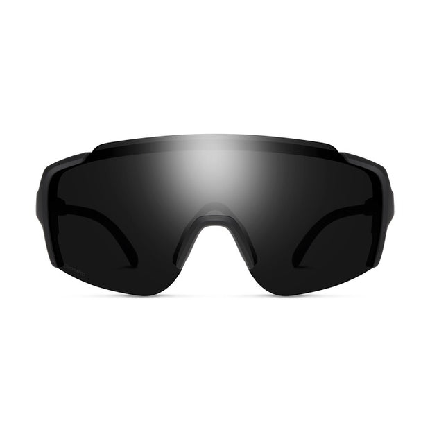 Smith Flywheel Sunglasses - Matte Black / ChromaPop Black, Front View