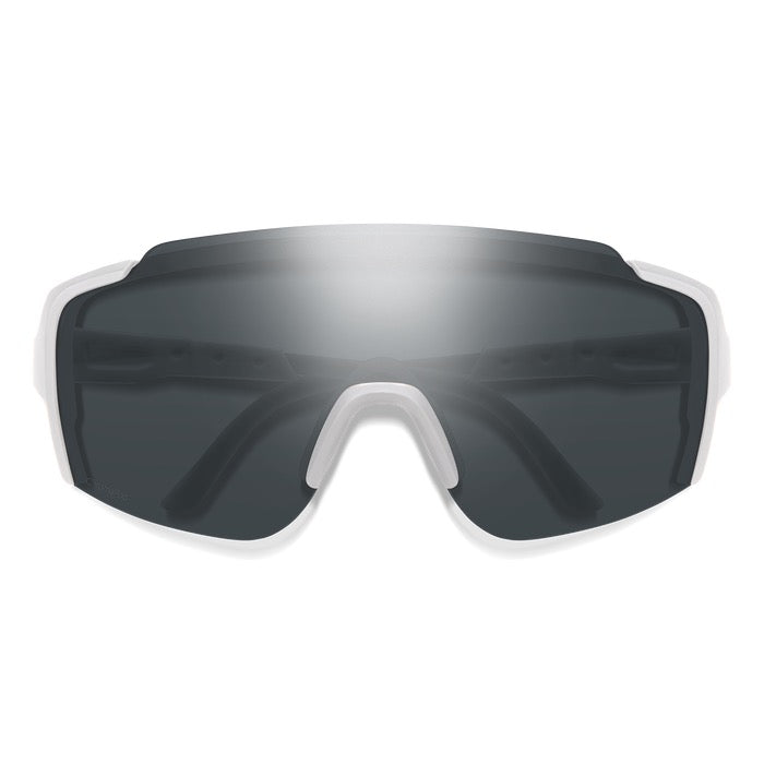 Smith Flywheel Sunglasses, Matte White / Gray,  Front View