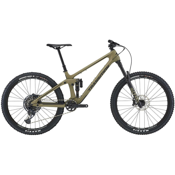 Mountain bike top olive green