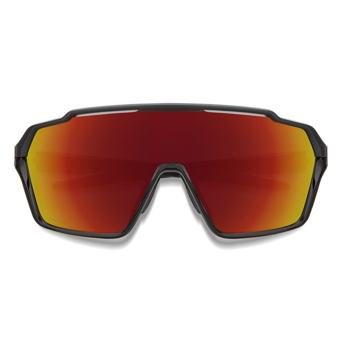 Smith Shift MAG Sunglasses, Black / ChromaPop Red Mirror Lens, Front View