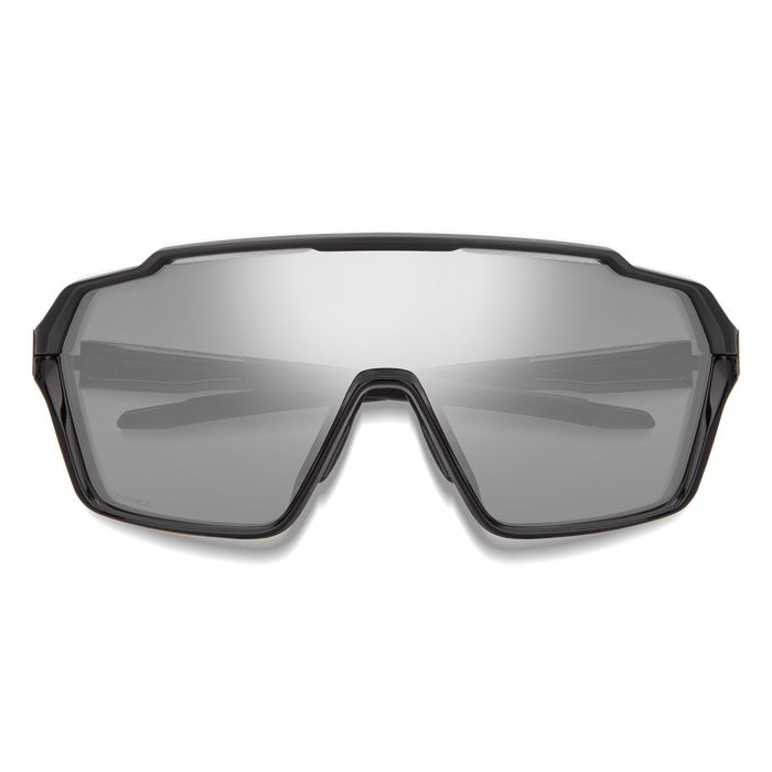 Smith Shift MAG Sunglasses, Black / ChromaPop Platinum Mirror Lens, Front View