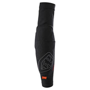 Troy Lee Designs Stage Elbow Guard black front view