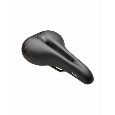 Terry Women's Butterfly Chromoly Gel Saddle, Black, Full View