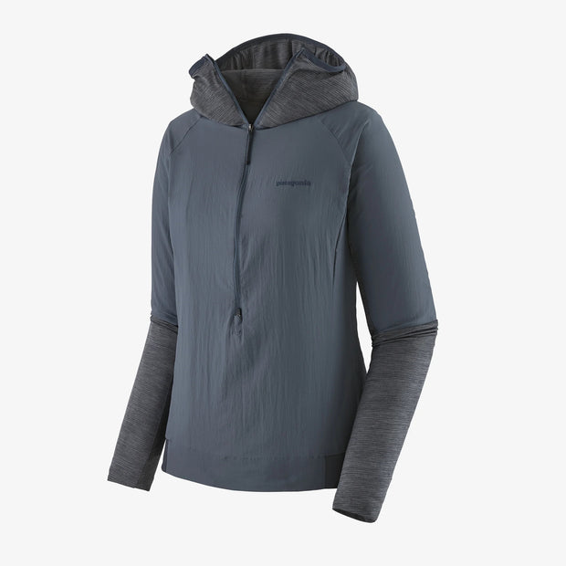 Patagonia Women's Airshed Pro Pullover, Plume Grey, Full View