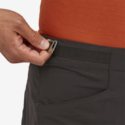 Patagonia Men's Dirt Craft Shorts - 11½", Black, closer view of adjustable waist