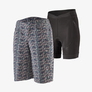 Patagonia Women's Dirt Craft Bike Shorts w/Liner - 12", Leeleekoi: Plume Grey, Full View