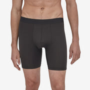 Patagonia Men's Nether Bike Liner Shorts - 7", Black, front view on the model