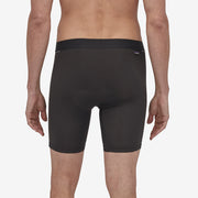 Patagonia Men's Nether Bike Liner Shorts - 7", Black, rear view of liners on the model 