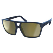SCOTT Tune Sunglasses, Submariner Blue / Gold Chrome, Full View