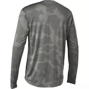 Fox Ranger TruDri Long Sleeve Jersey, Gray, Rear View