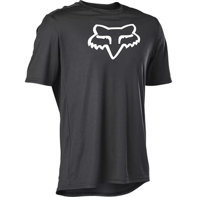 Fox Ranger Men's Short Sleeve Jersey, Black, Front View