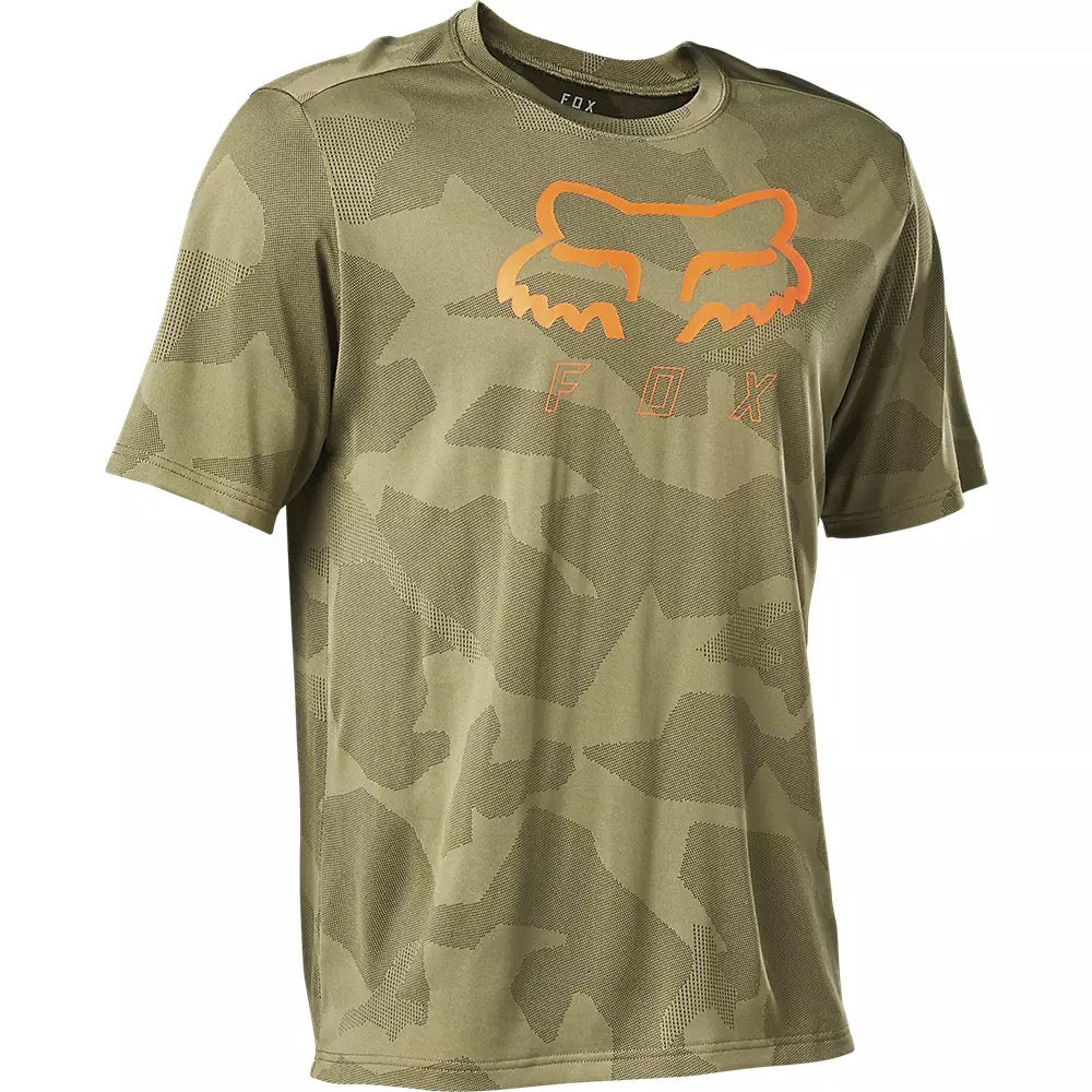 Camo Mens Short Sleeve Mountain Bike Jersey Fox Men's Ranger