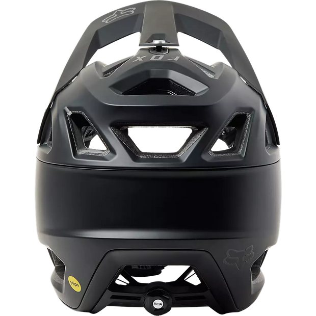 Fox Proframe RS Helmet in black back view