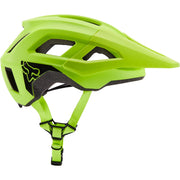 FOX Mainframe Youth Helmet, fluorescent yellow, side view.