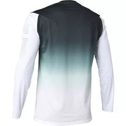Fox Flexair Race Spec Long Sleeve Jersey, Light/Jade Iridium, Rear View