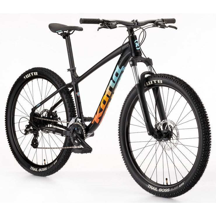 2022 Kona Lana'i, Satin Dirty Gloss Black w/ Gloss Tropicana Fade Decals, fork View