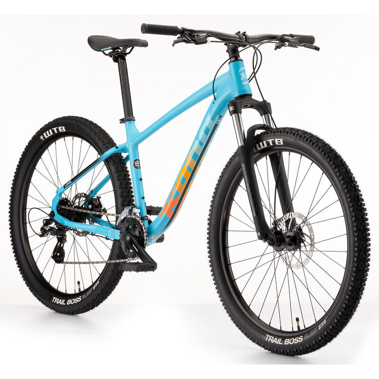 2022 Kona Lana'i, Satin Dirty Cyan w/ Gloss Tropicana Fade Decals, fork View