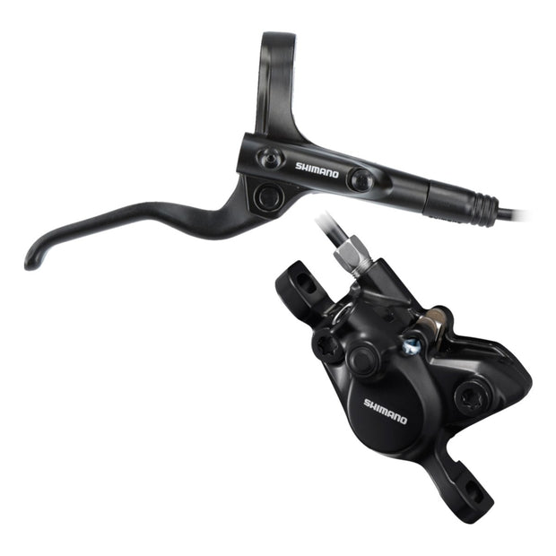 SHIMANO Hydraulic Disc Brake 3 Finger Alloy Lever, BL-MT201, Left, B01S, 1000mm, Black, Full View