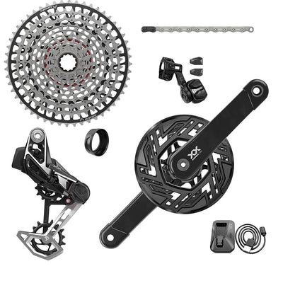 SRAM XX T-Type Brose Pedal Assist Groupset, full view.