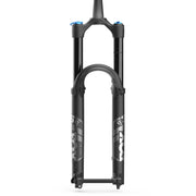 Fox 36-E Float Performance Series Mountain Bike Fork, 29, 160mm, 2023, matte black, front view.