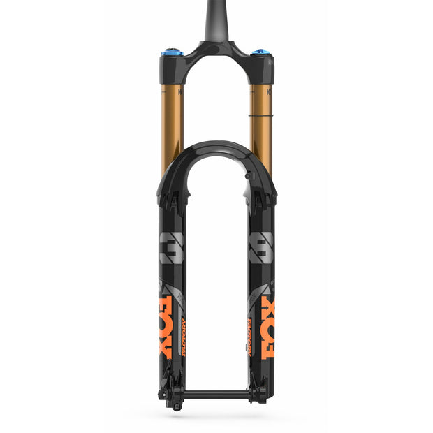 FOX 38 Factory Suspension Fork - 29", 170 mm, 15QR x 110 mm, 44 mm Offset, Shiny Black, Grip 2, Front View