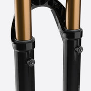 FOX 38 Factory Suspension Fork - 29", 170 mm, 15QR x 110 mm, 44 mm Offset, Shiny Black, Grip 2, Lower leg bleeders view