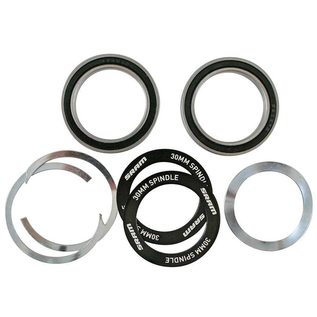 SRAM Bearing Assembly For BB30 Bottom Bracket, full view.